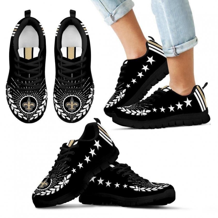 Line Of Stars Victory New Orleans Saints Sneakers #807