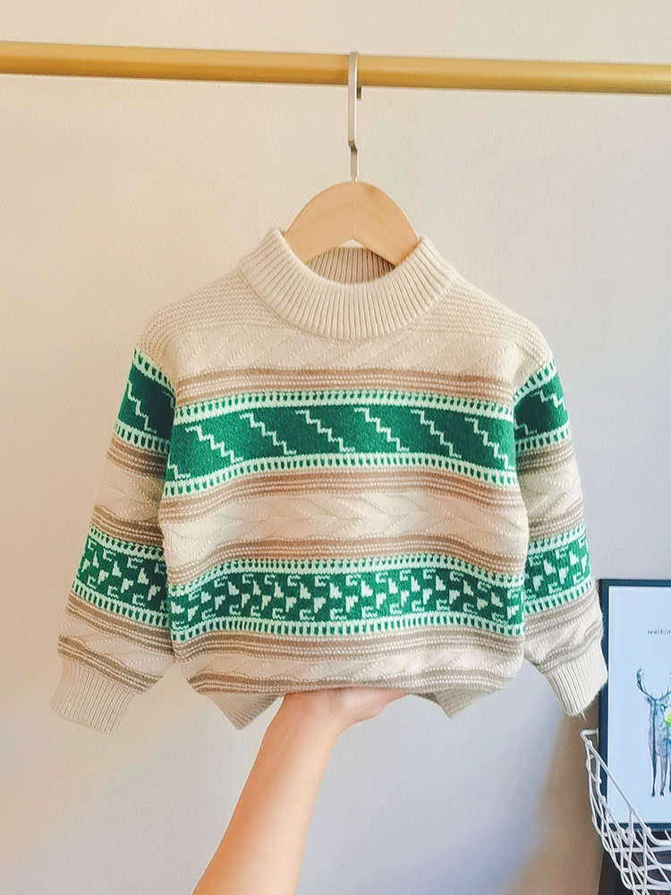 Boys Sweater Winter Thick Clothes Kids Knitter Sweaters Round neck Children Fashion Clothing Warm Costum Child Clothing 8 Years alx