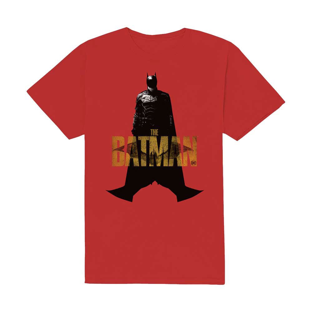 The Batman Yellow Text Slim Fit T-Shirt