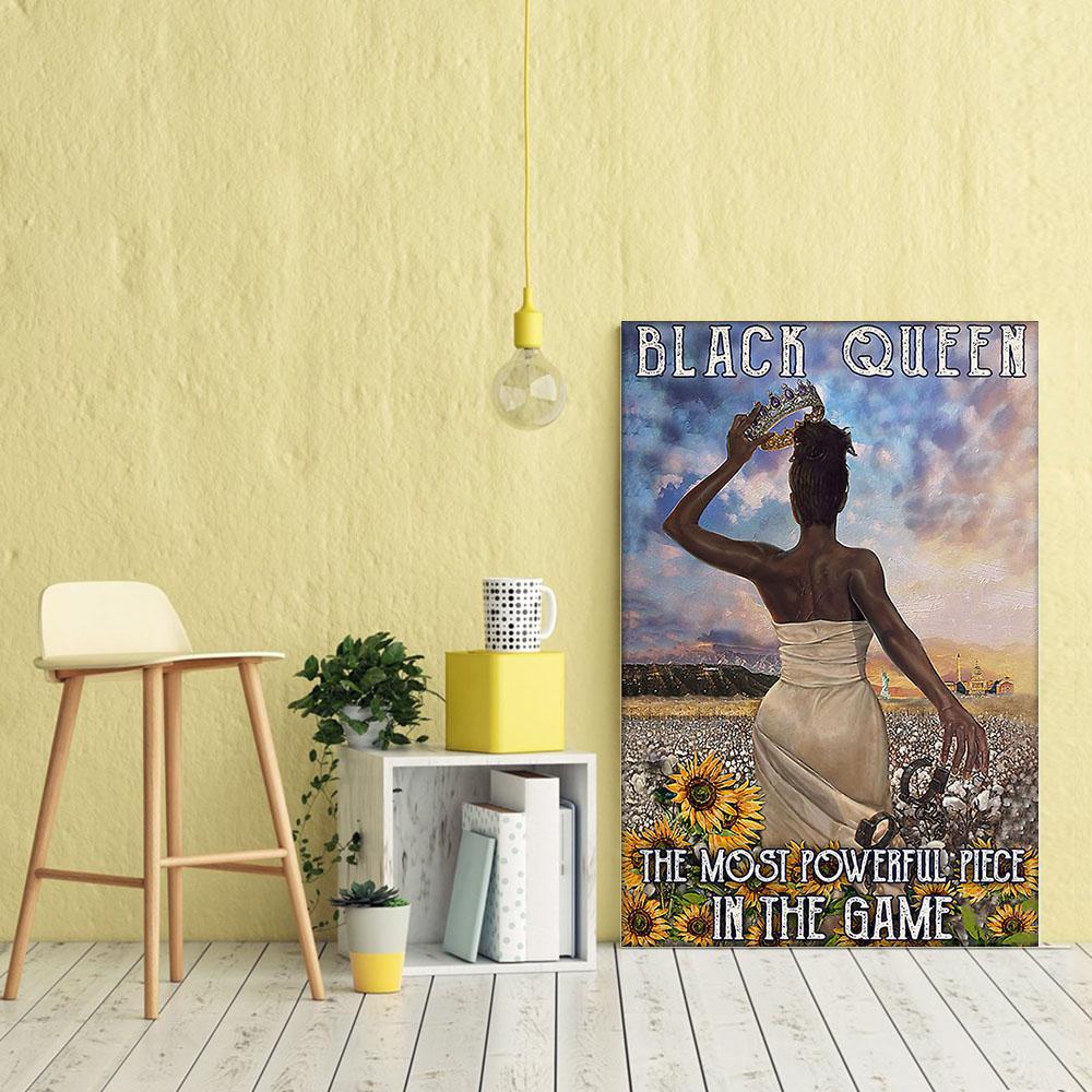 South Africa Canvas Prints Amazing African American Poster Print Black Woman Illustration Black King Stunning  Home Decor Canvas