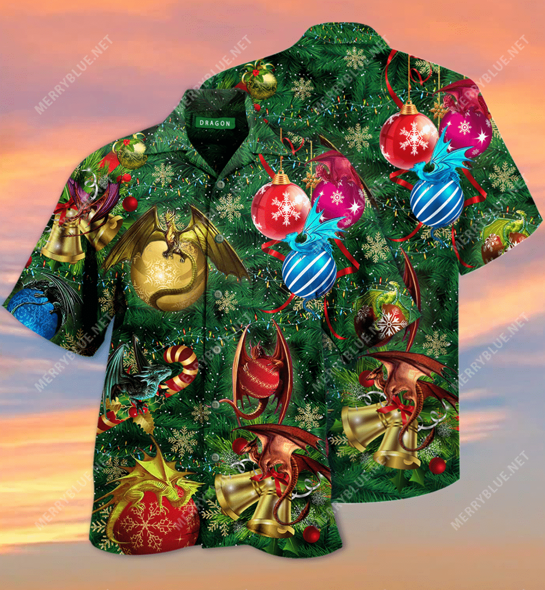 All I Want For Christmas Is A Dragon Hawaiian Shirt