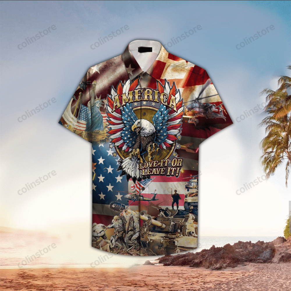 Patriotic Hawaii Shirt For Aloha Ha50490