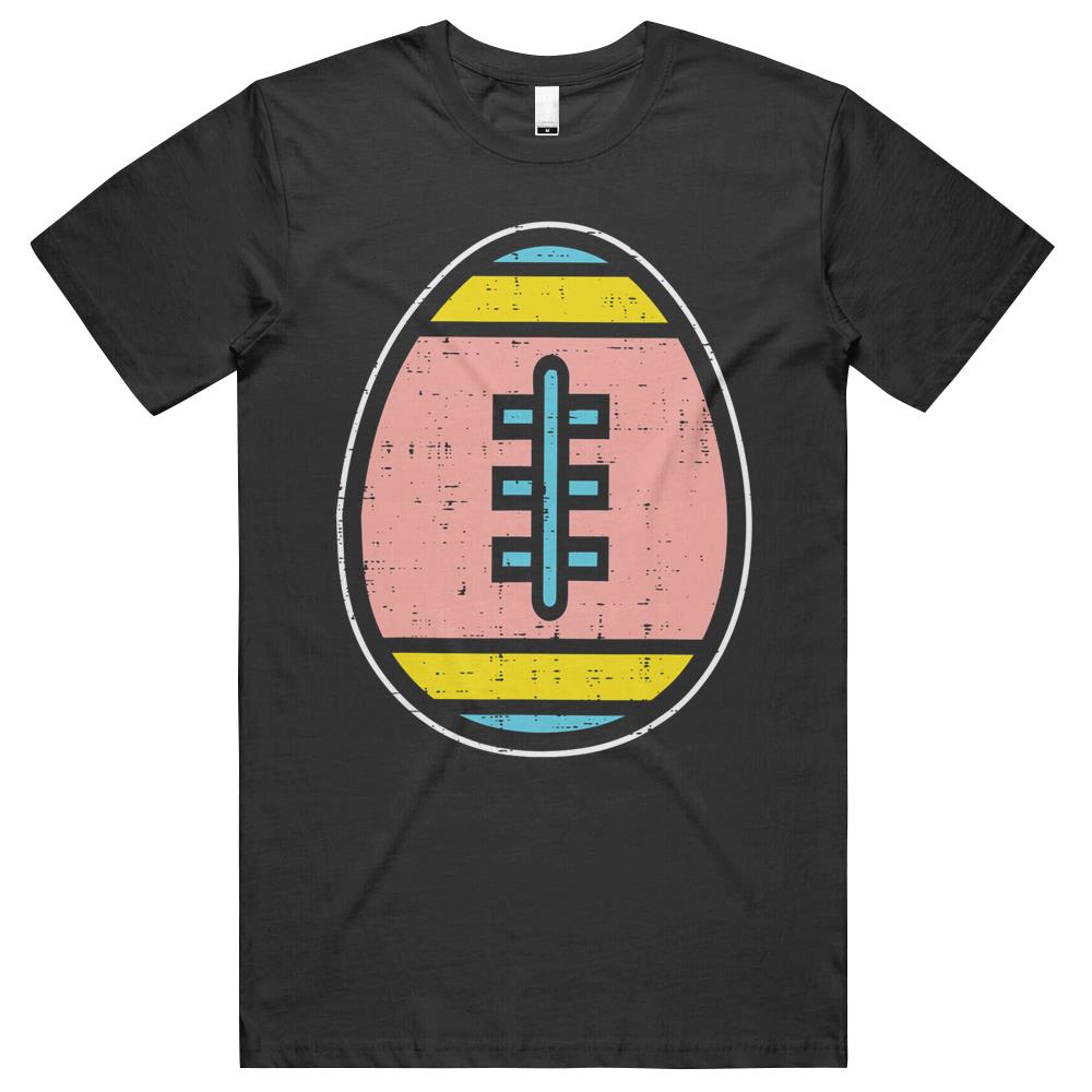 American Football Egg Cute Easter Ball Sports Player Team T Shirts Fashion24Hs
