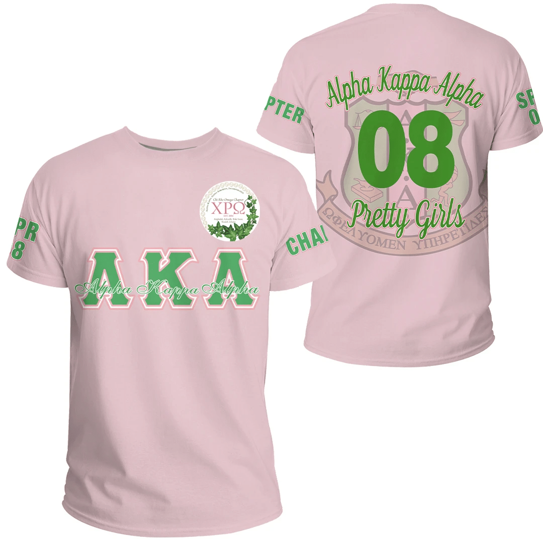 Africa Zone T-Shirt – Alpha Kappa Alpha – Chi Rho Omega Chapter Tee A7