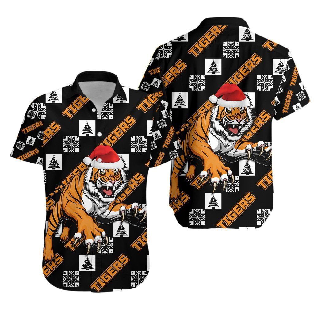 Wests Christmas Hawaiian Shirt Tigers Fancy K8