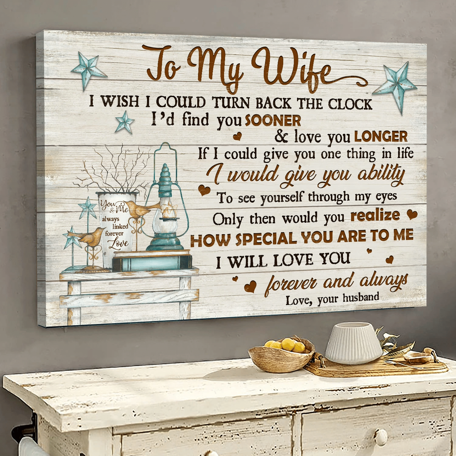 To My Wife – How Special You Are To Me – Couple Landscape Canvas Prints Wall Art Gift For Family, Wall Art Decor, Canvas Print, Home Decor