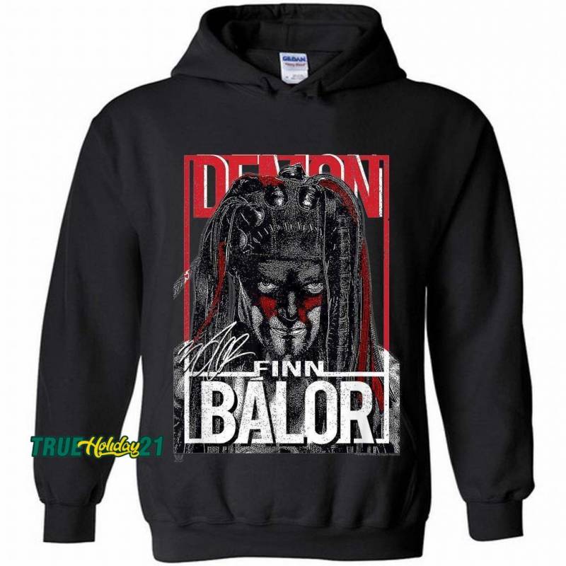 WWE Finn Balor Demon Portrait Hoodie