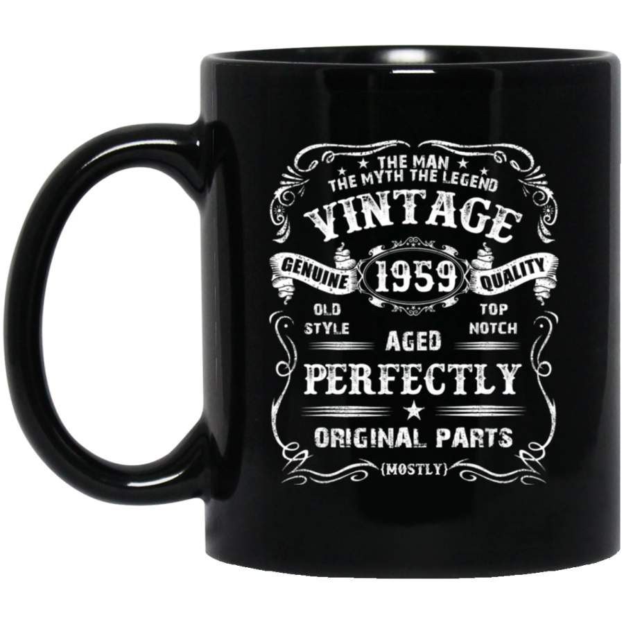 Vintage 1959 60th Birthday 60 years old Gift Tee Coffee Mug