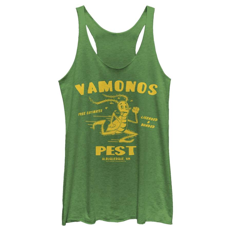 Breaking Bad Women’s Vamonos Pest Logo  Racerback Tank