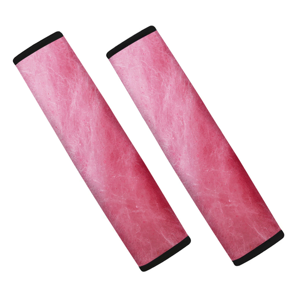 Pink Cotton Candy Print Car Seat Belt Covers