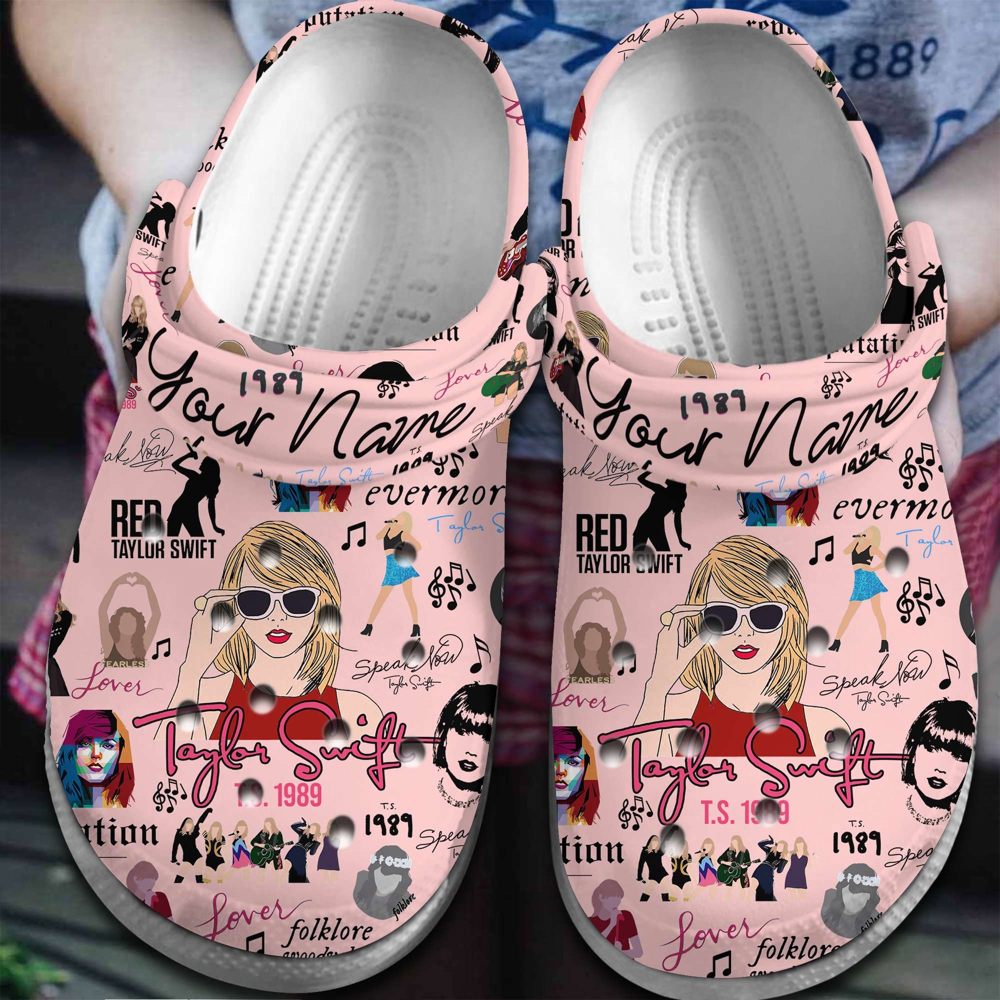 Taylor Swift Music Crocss Crocband Clogs Shoes Comfortable For Men Women And Kids Aa25Cdyl