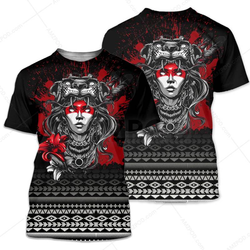 Mexico Aztec Jaguar Warrior All Over Printed Shirts MX58