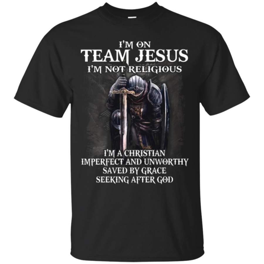 AGR I’m on Team Jesus I’m Not Religious Tshirt