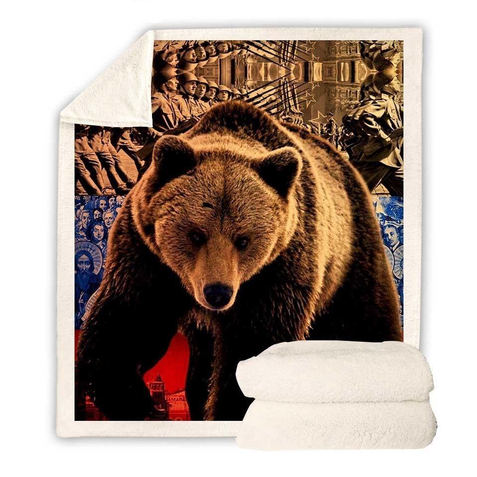 Grizzly Bear Blanket Quilt – Corethermax