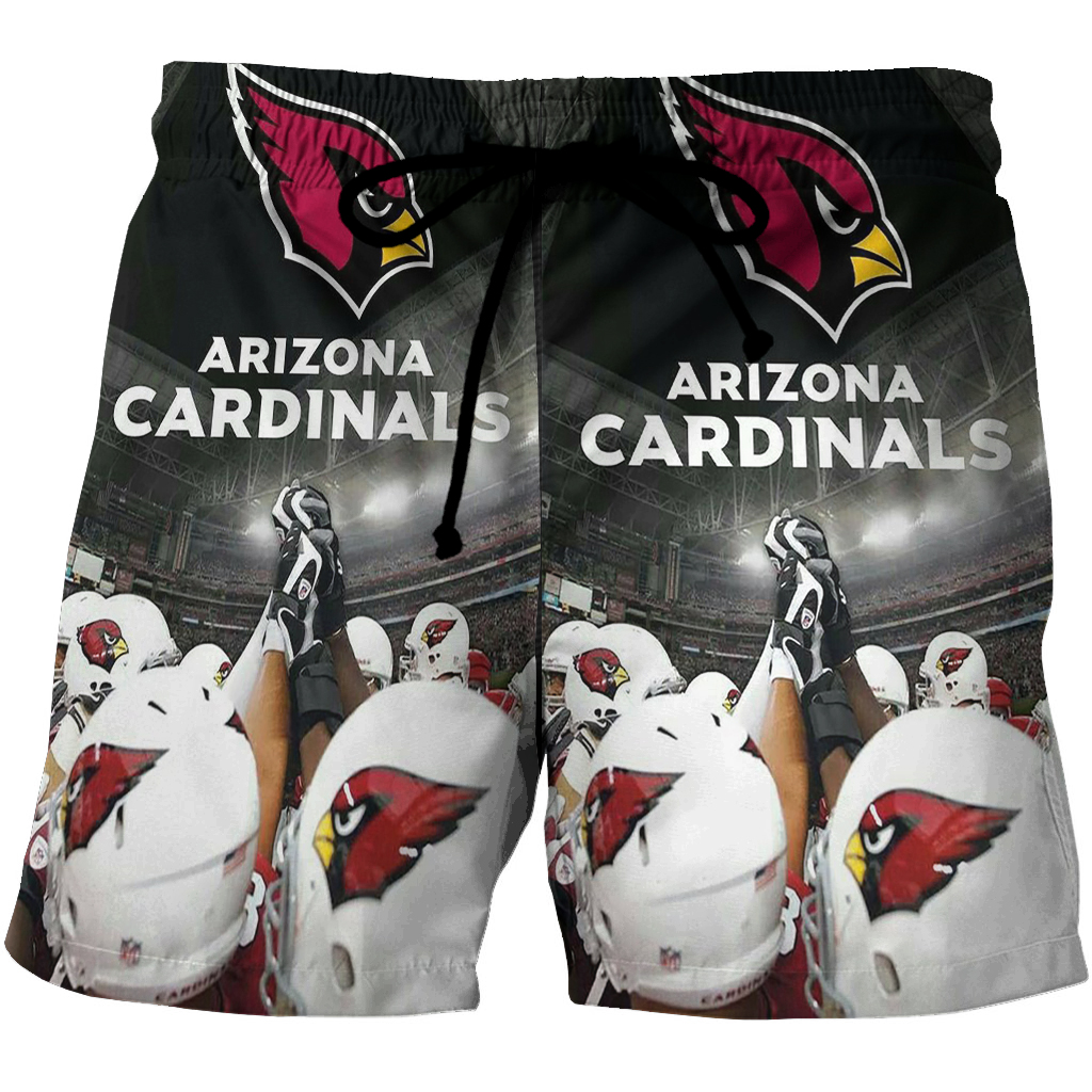 Arizona Cardinals All Players1 3D All Over Print Summer Beach Hawaiian Short