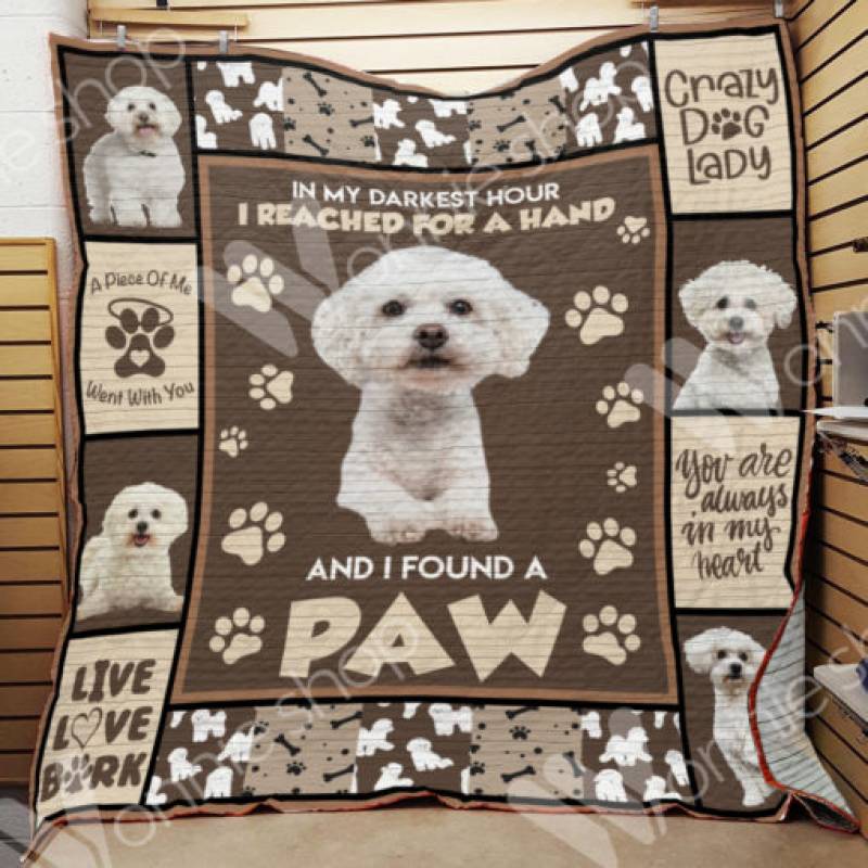 Bichon Frise Dog Blanket NOV2101 67O31