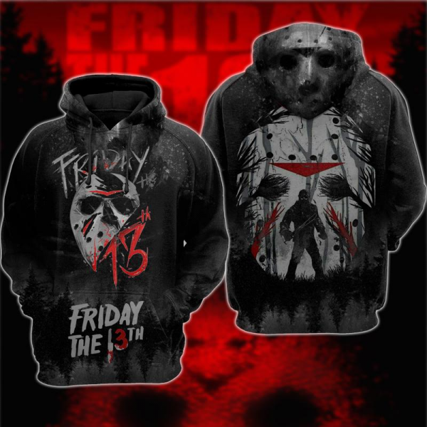 Friday The 13Th 3D Unisex Hoodie S-5Xl Gift