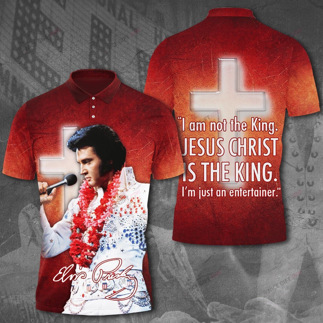Elvis Presley Polo Shirt 3D 3Ps-P7P0