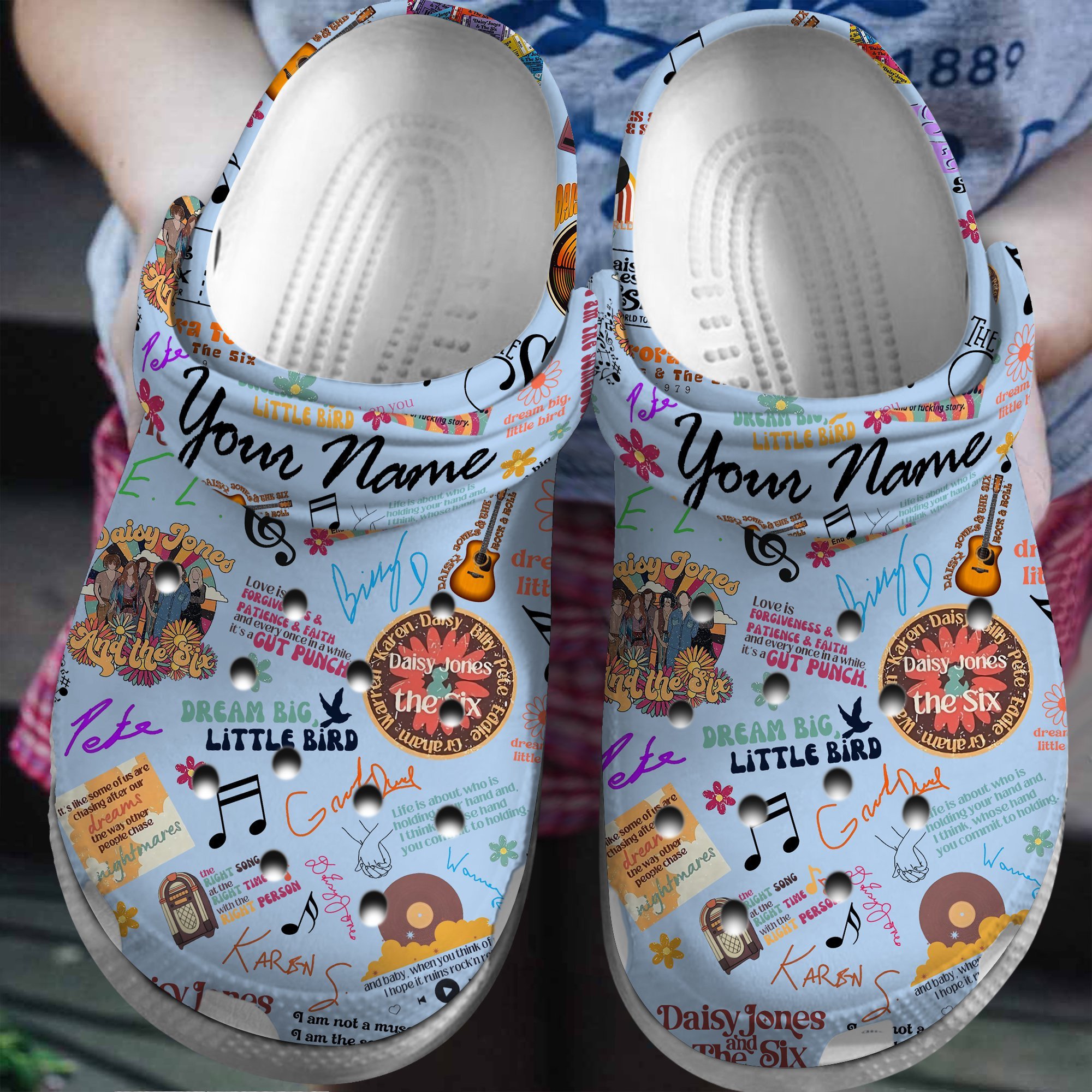 Daisy Jones &Amp The Six Tv Series Crocss Clogs For Men Women And Kid Lhz69Jhy-3
