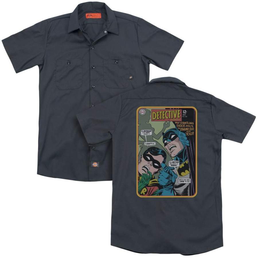 Batman – Detective #380 (Back Print) Adult Work Shirt