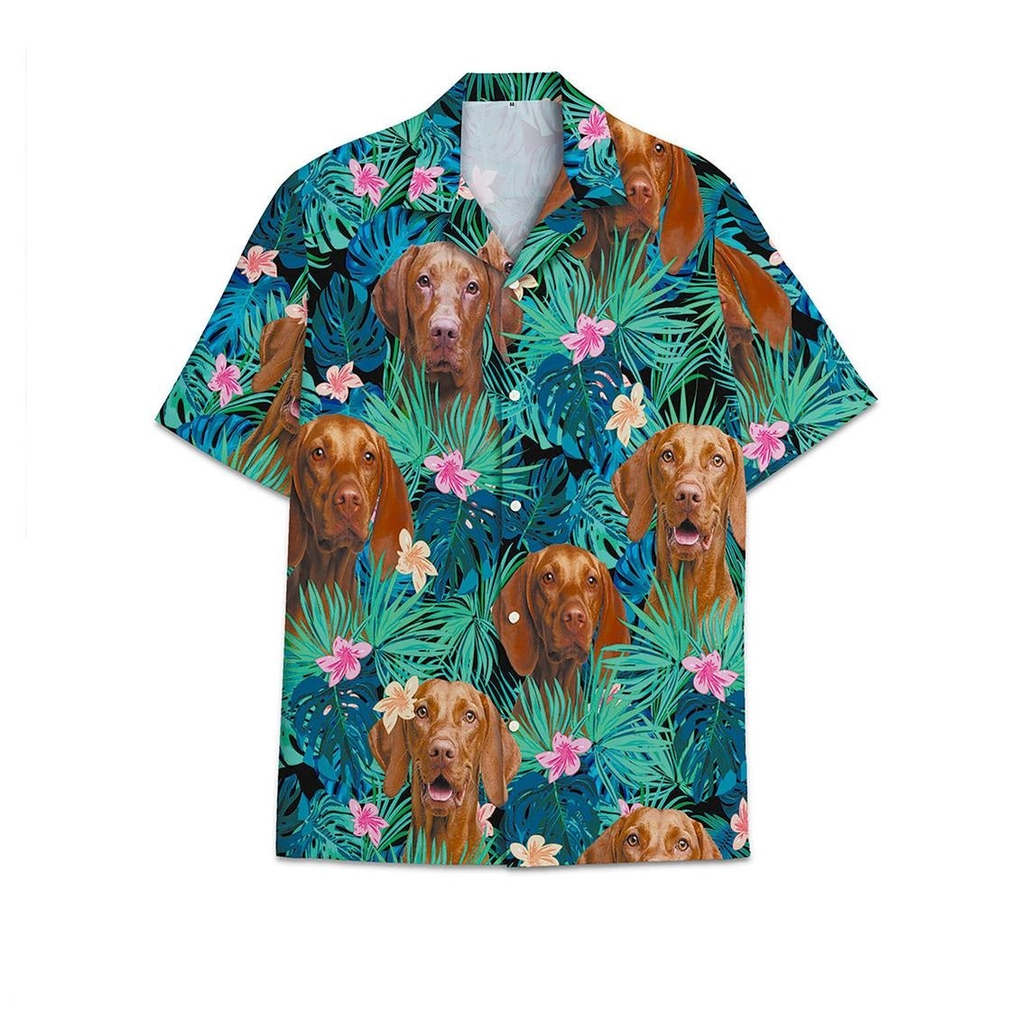 Aloha Hawaii Shirt Pet Combination Print Made In Summer Beach Shirts 25 Ha57743