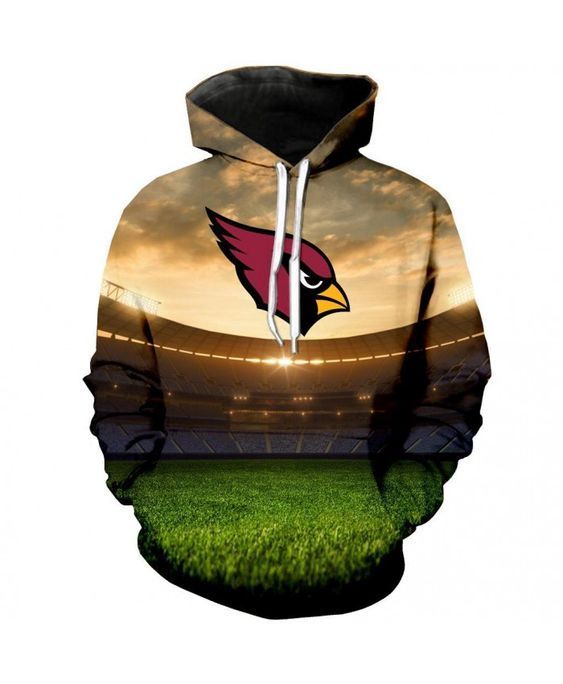 Arizona Cardinals 3D Hoodie 08