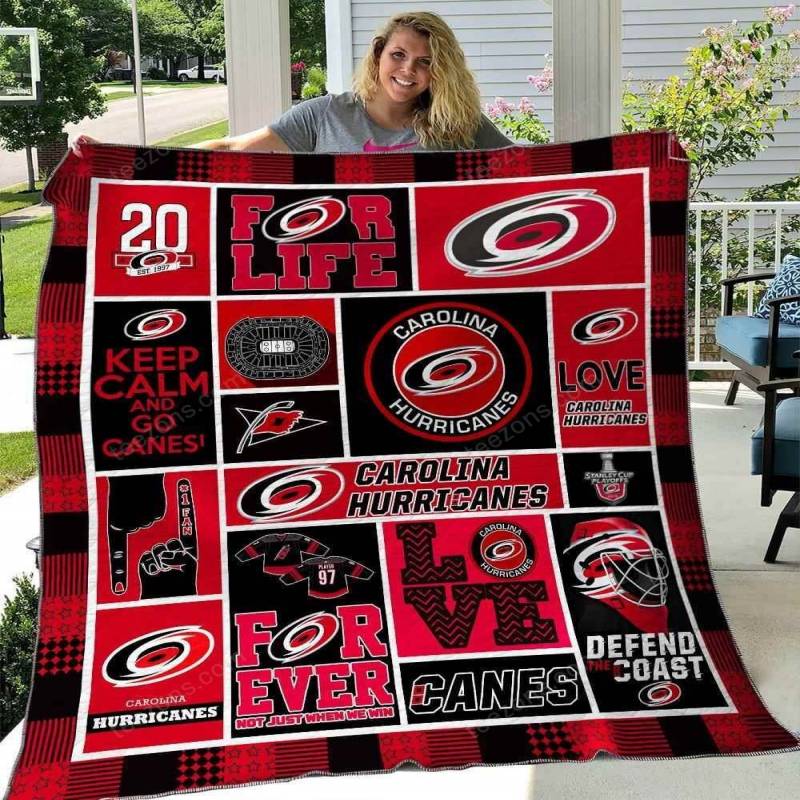 Carolina Hurricanes Blanket TH2906 Quilt