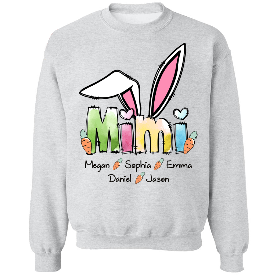 Grandma Bunny, Grandkids, Easter Day Th Sweatshirt