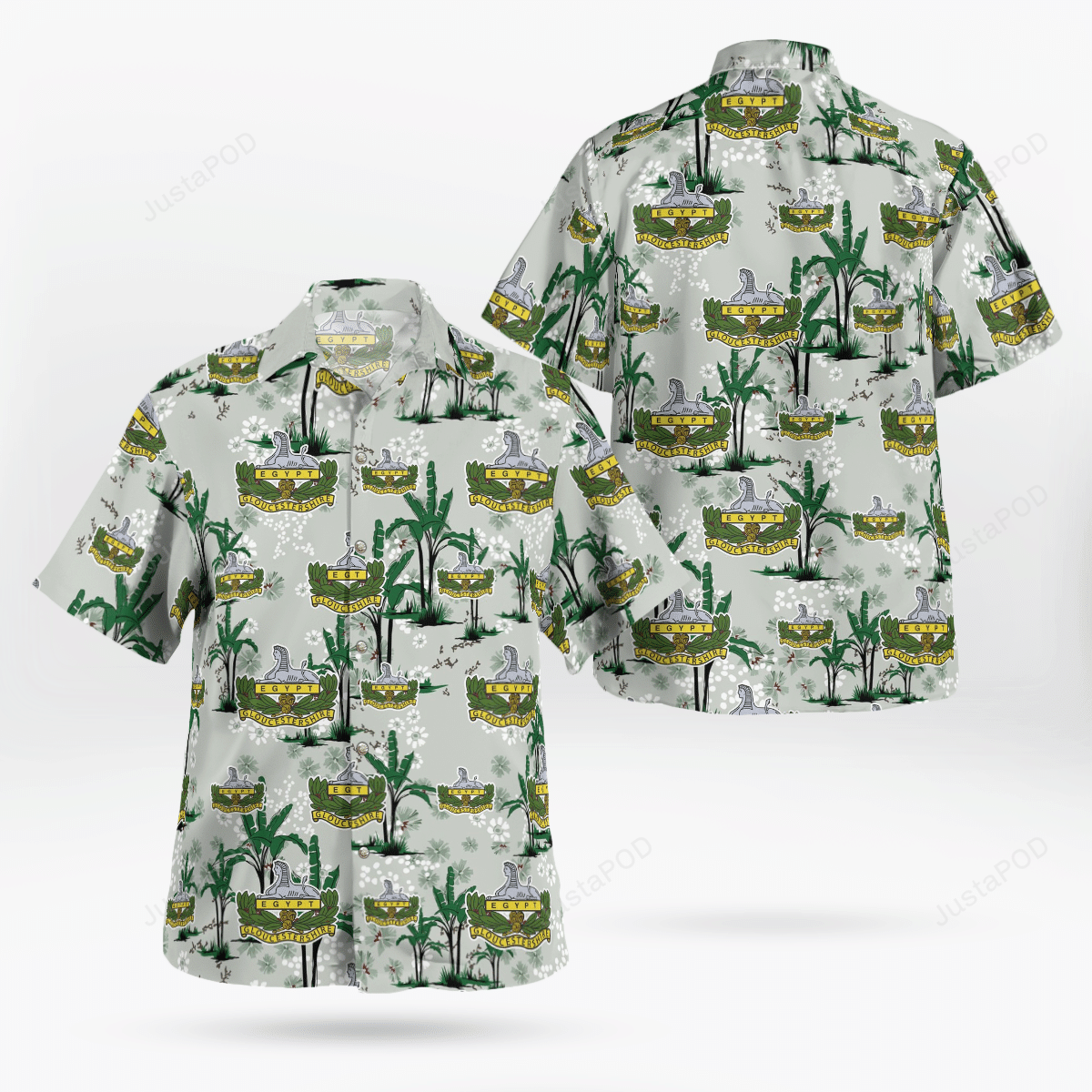 Gloucestershire Regiment British Army Hawaii Shirt Ha7600