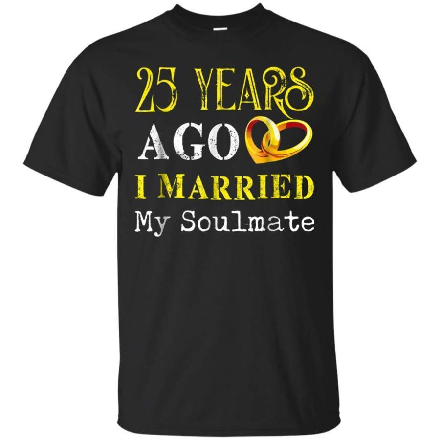 AGR 25th Wedding Anniversary Gift For Her And Him Couples Shirt Jaq T-shirt