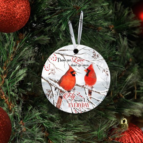 Those We Love Don’T Go Away, Christmas Cardinal Ornament, Christmas Ornament, Christmas Decoration