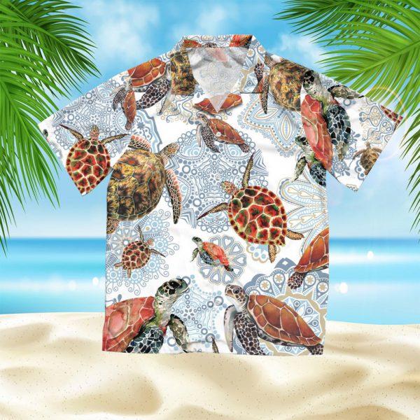 Turtle Mandala Hawaii Shirt Unisex Ha109758