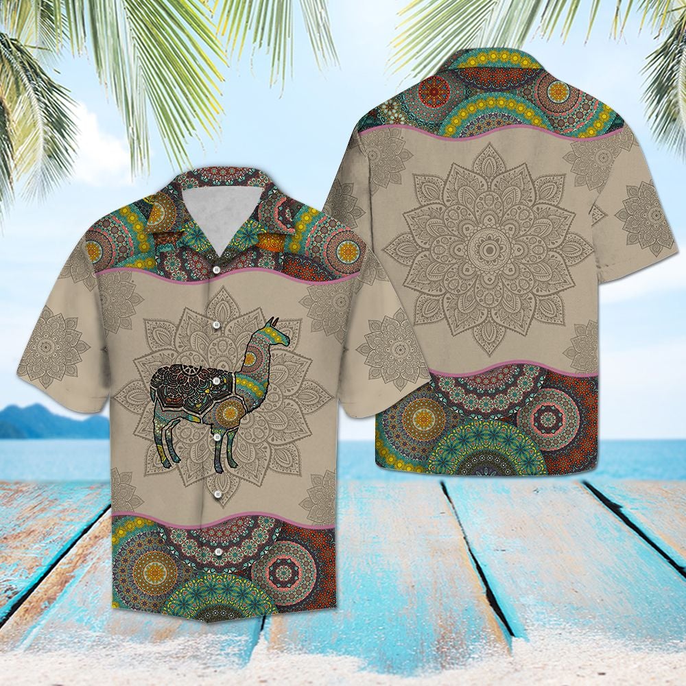 Llama Mandala Hawaii Hawaii Shirt For Men Women Ha41542