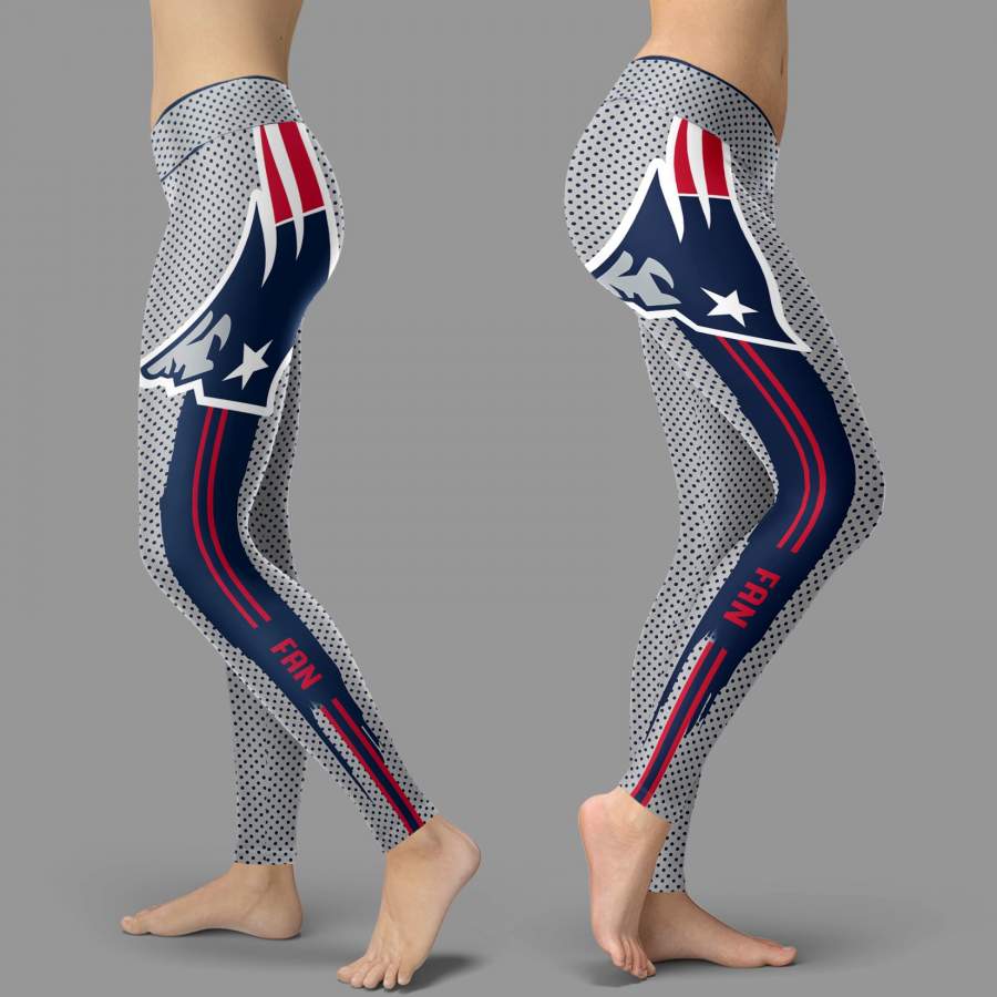 Charming Lovely Little Dots Along Body New England Patriots Leggings