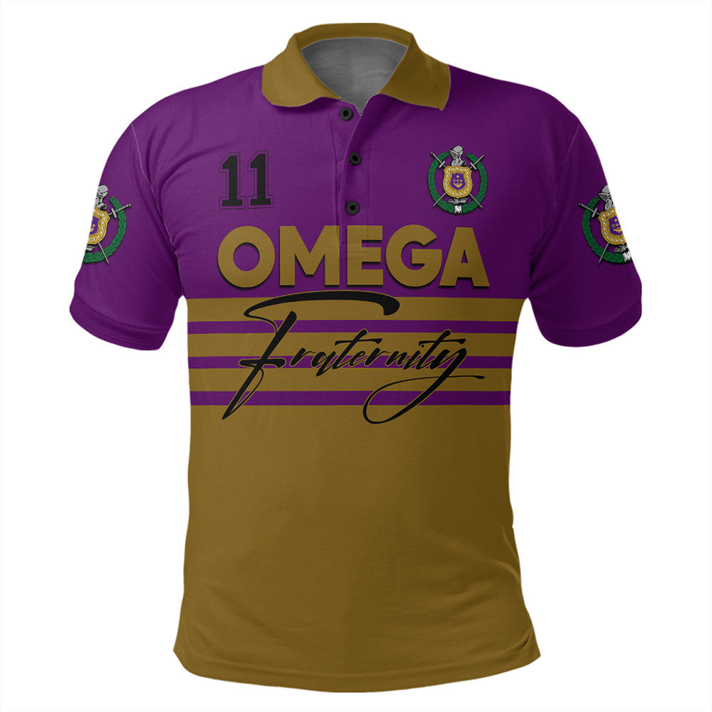 Fraternity Polo – Omega Psi Phi Sporty Premium Polo Shirt