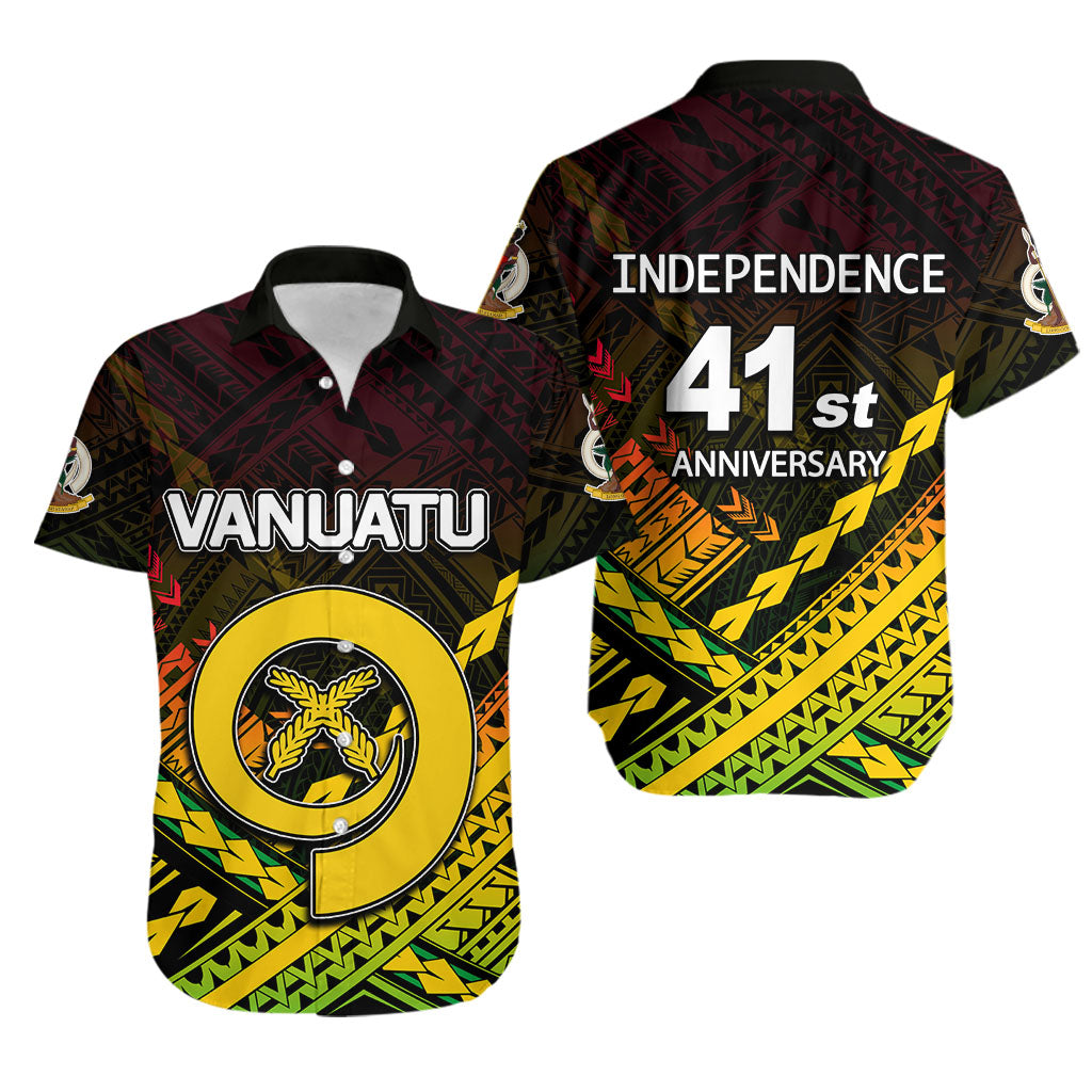 Vanuatu Hawaiian Shirt Independence Day Polynesian Style Lt6