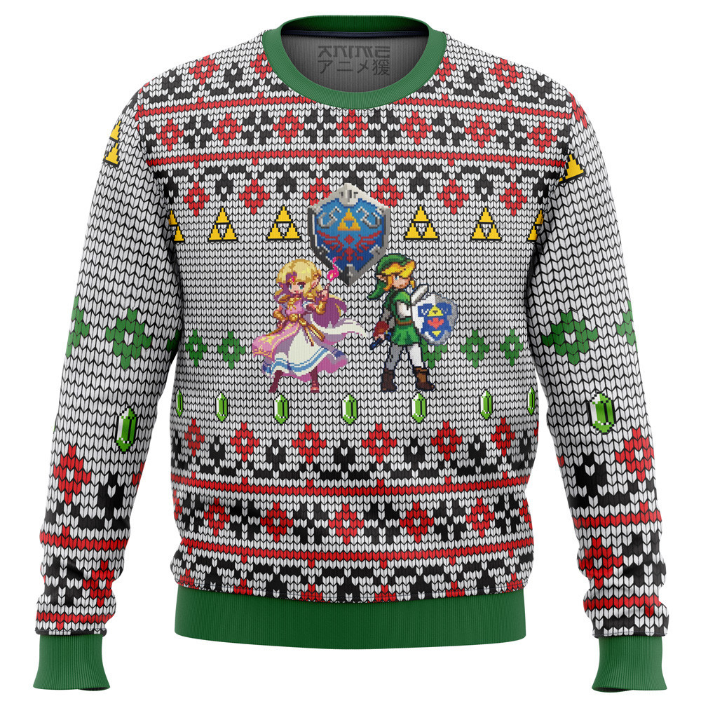 Zelda And Link Ugly Christmas Sweater