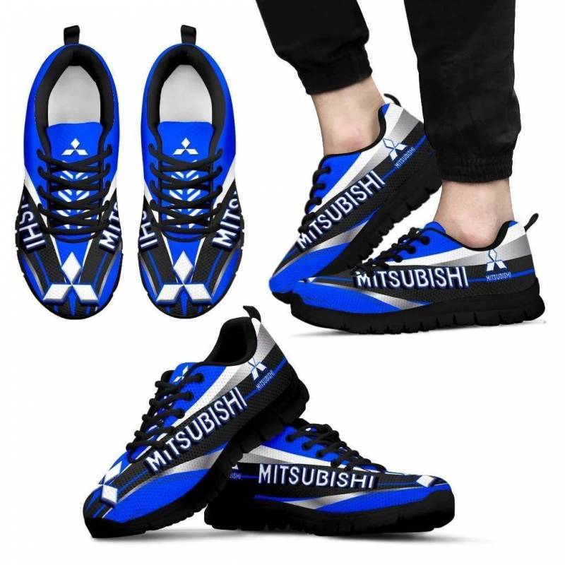 3D Printed Mitsubishi NTA Sneakers For Men & Women Ver 2 (Blue)