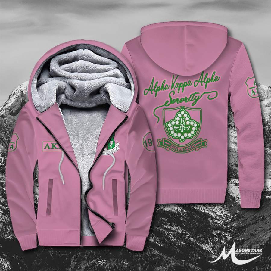 Alpha Kappa Alpha Fleece Zip Hoodies 281020192