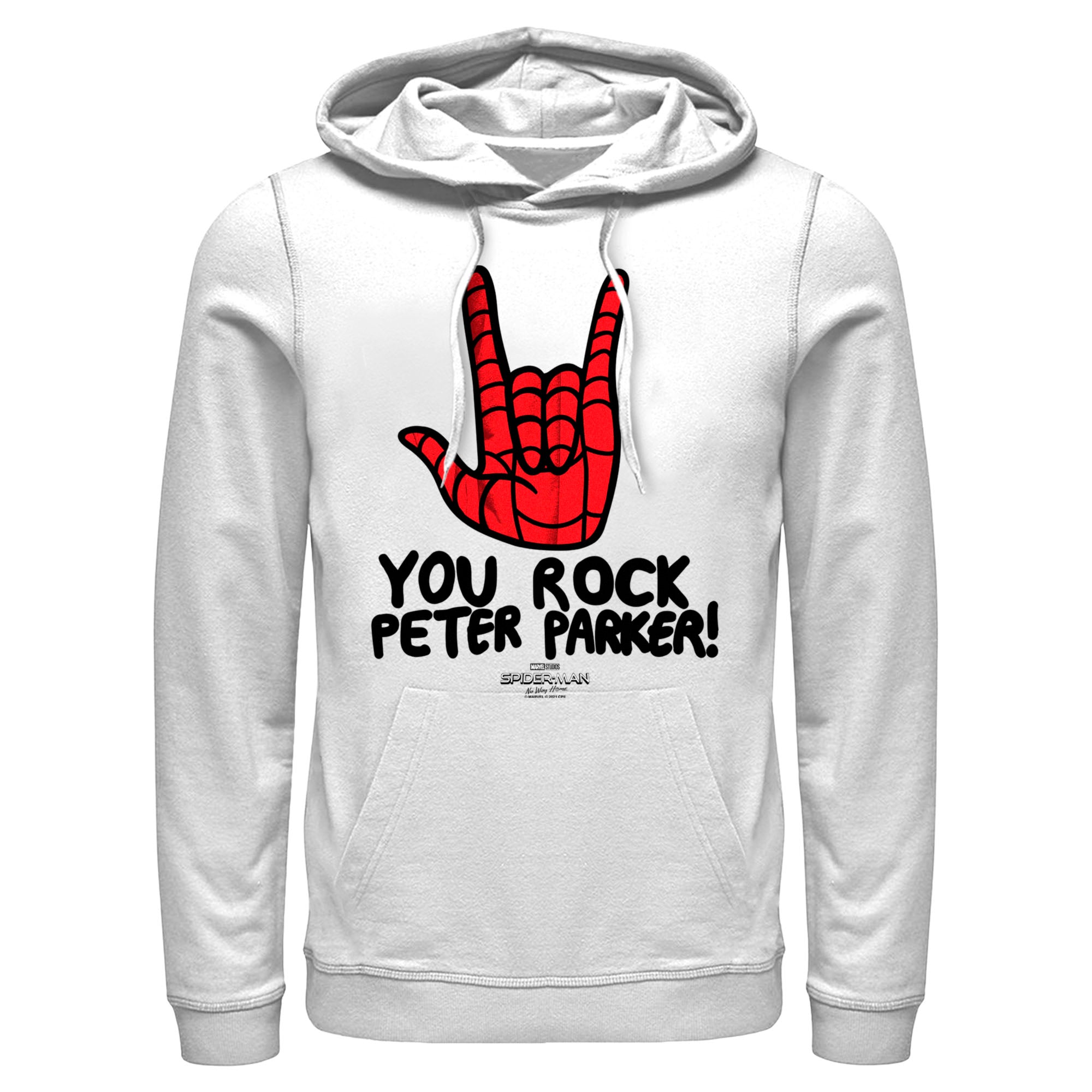 Men’S Marvel Spider-Man: No Way Home You Rock Peter Parker Pull Over Hoodie