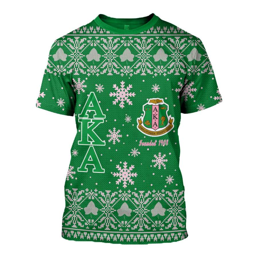 3D ALL OVER ALPHA KAPPA ALPHA UGLY SWEATER 20902019
