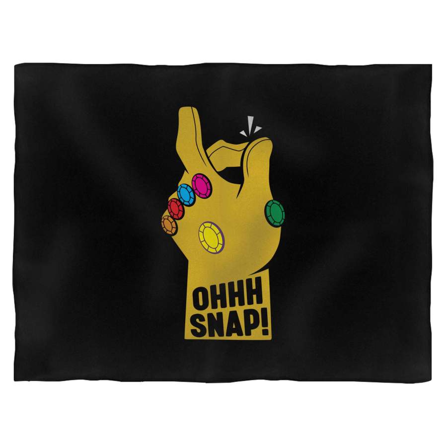 Avengers Tanos Ohhh Snap Blanket