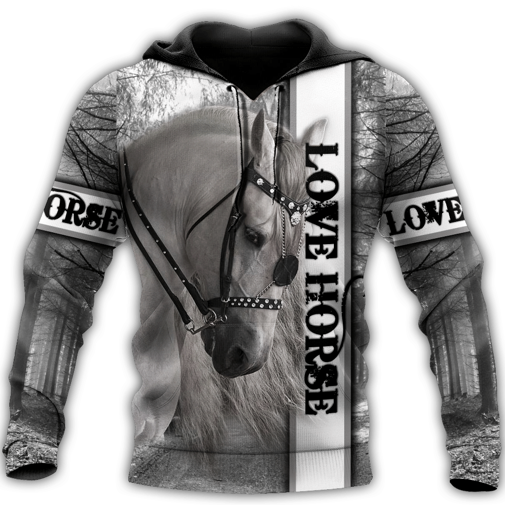 Horse 3D All Over Printed Hoodie For Men And Women