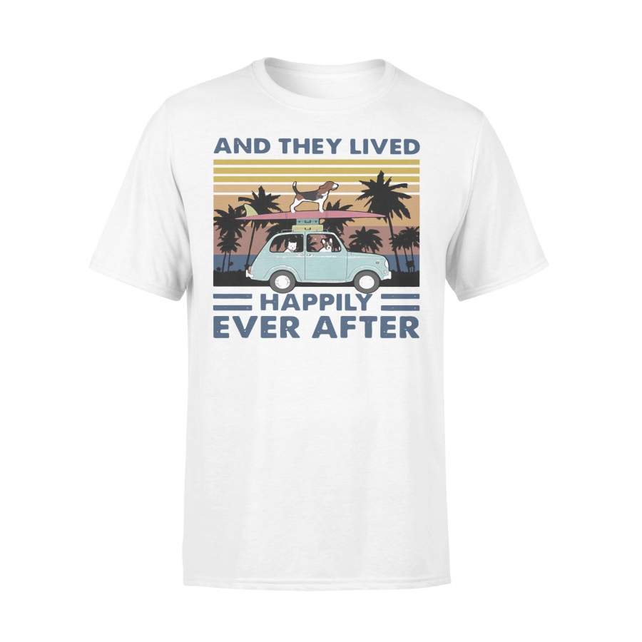 And They Lived Happily Ever After Dog Vintage T-shirt