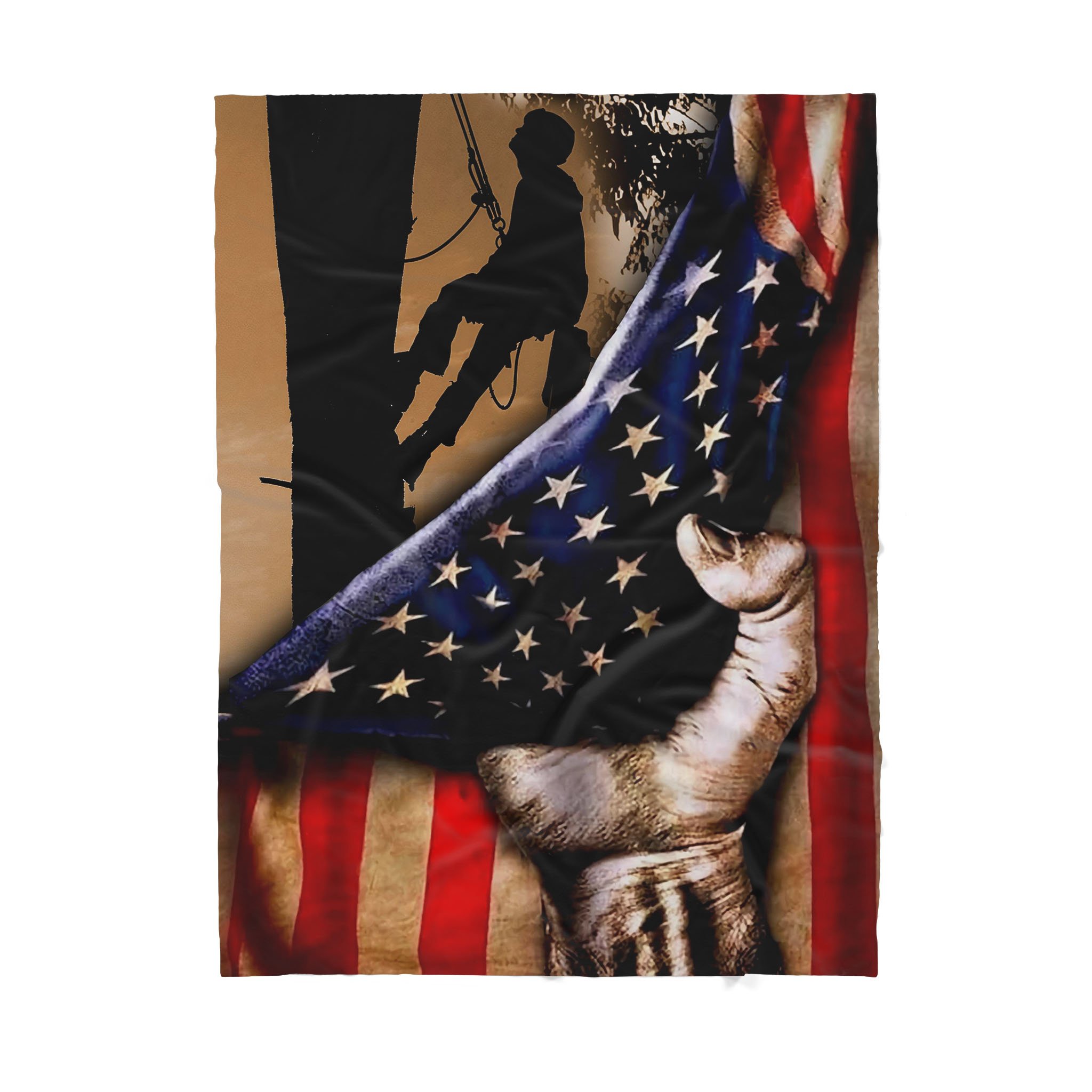 Custom Sherpa Blanket – American Arborist Blanket MEI