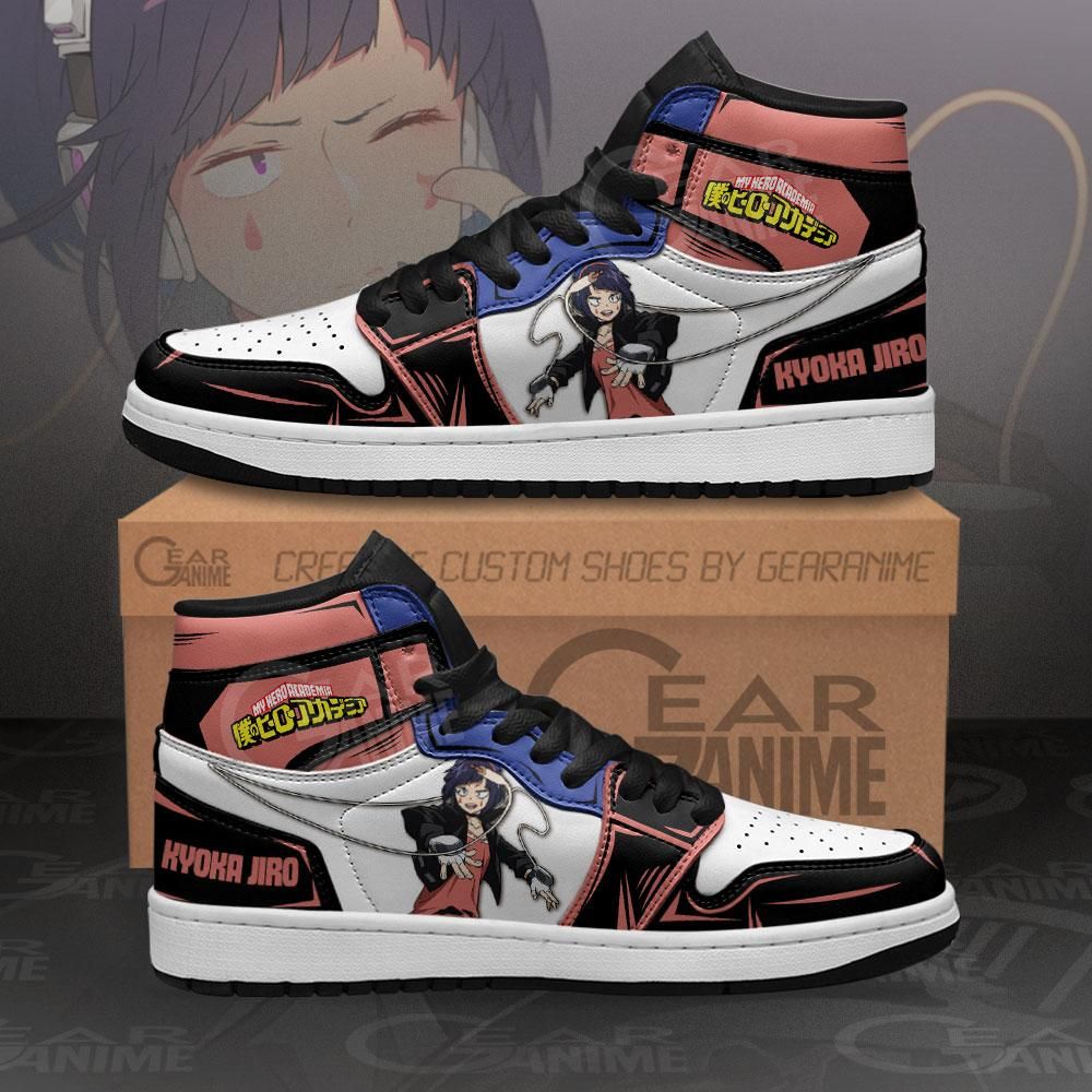 Bnha Kyoka Jiro My Hero Academia Anime Air Jordan Shoes Sport Sneakers