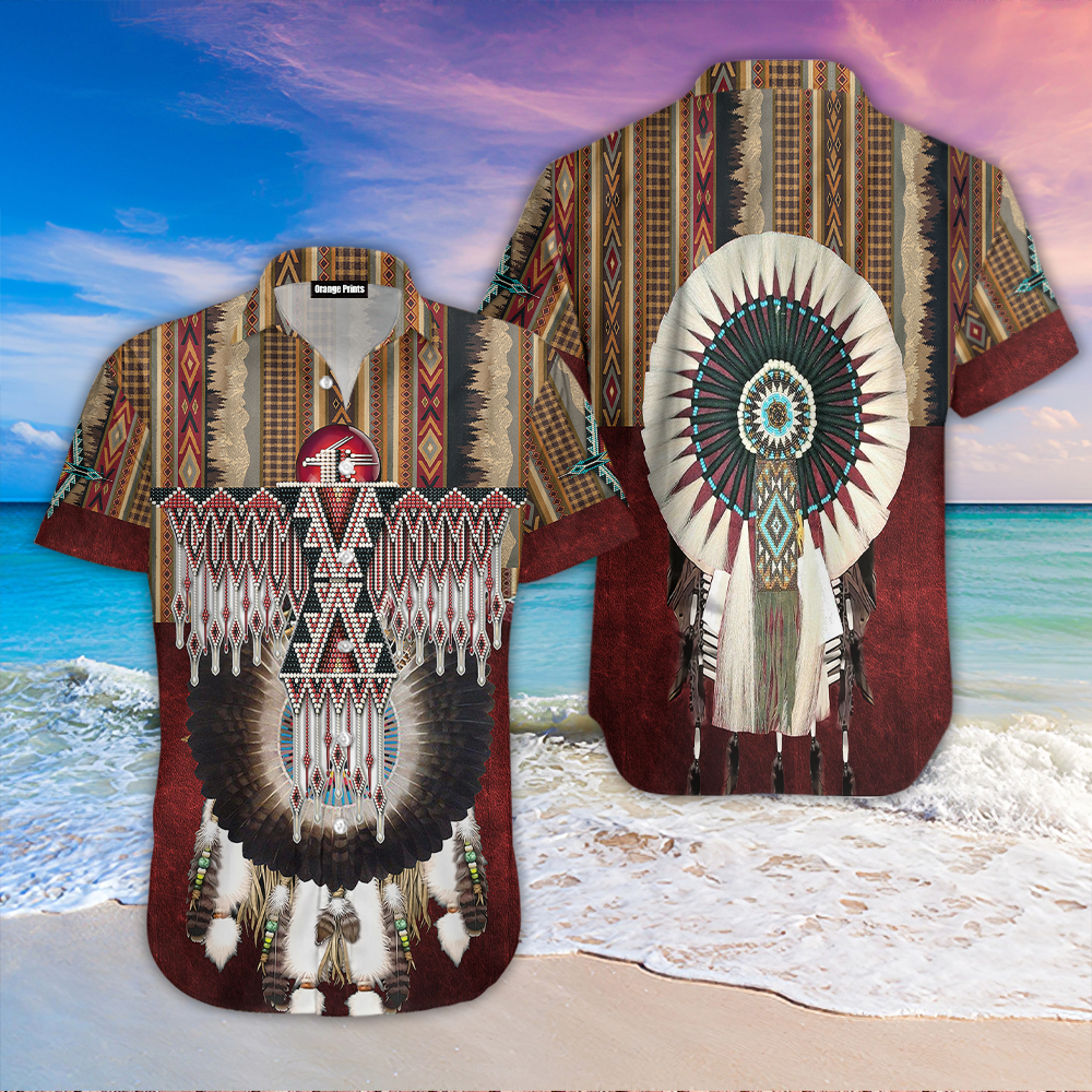 Native American Pattern Aloha Hawaii Shirts For Men Women Ha7953