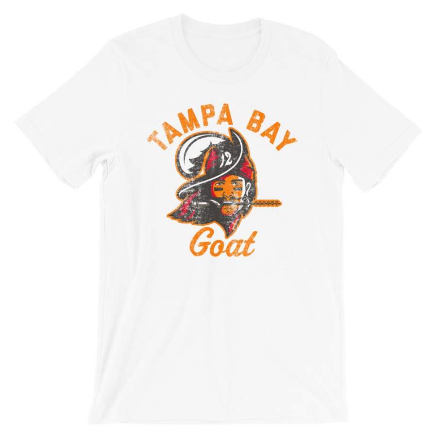 The Tampa Bay Goat Tampa Bay Buccaneers Tom Brady Inspired Unisex T-Shirt