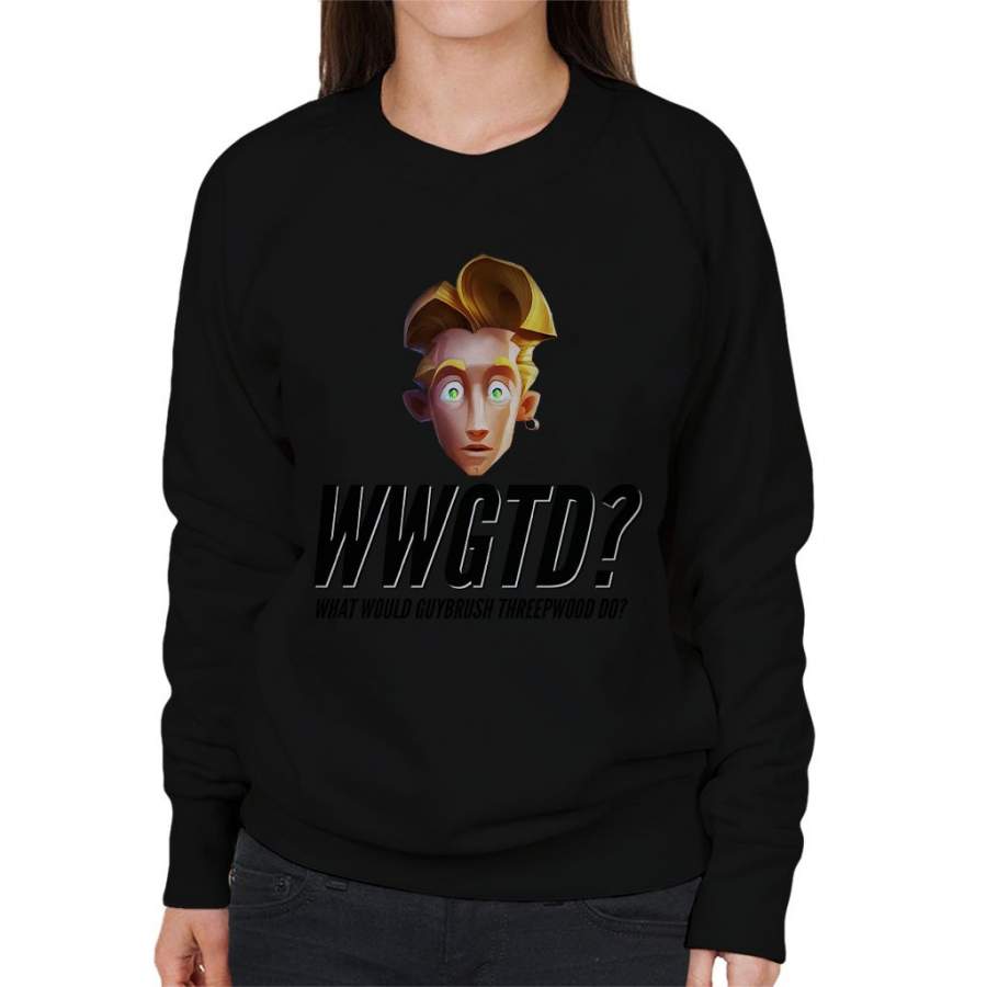 Monkey Island What Would Guy Threepwood Do Women’s Sweatshirt