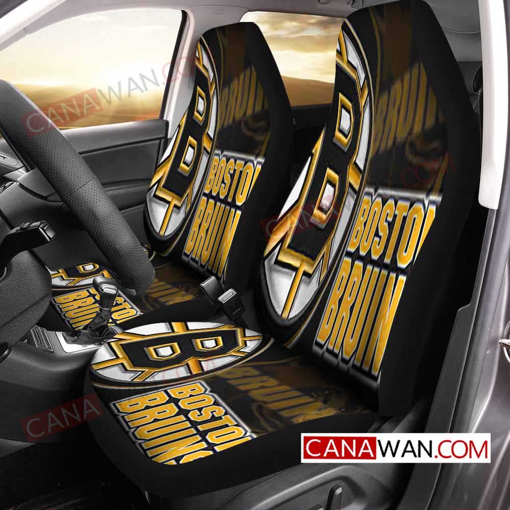 Boston Bruins Style219 3D Customized Personalized Car Seat Cover